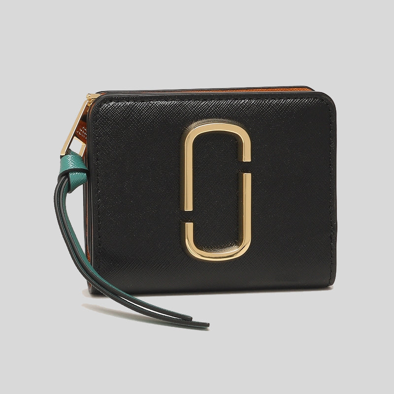 Marc Jacobs The Snap Shot Bag Small - Black Honey Ginger Two Tone