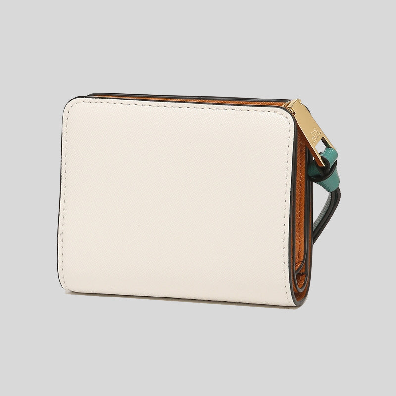 Marc Jacobs THE Snapshot Mini Compact Wallet Black Honey Ginger Chianti M0013360