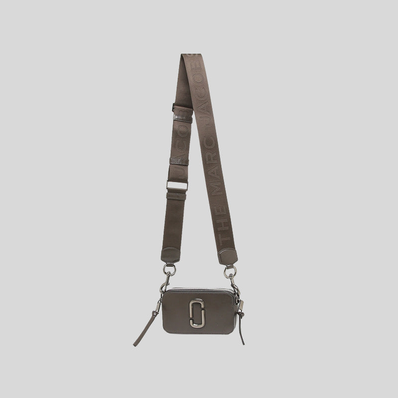 Marc Jacobs The Snapshot Dtm Camera Bag Grey Leather Pony-style