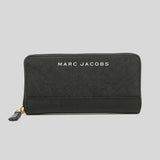 Marc Jacobs Saffiano Zip Around Continental Wallet Black M0015160 lussocitta lusso citta
