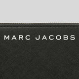 Marc Jacobs Saffiano Zip Around Continental Wallet Black M0015160