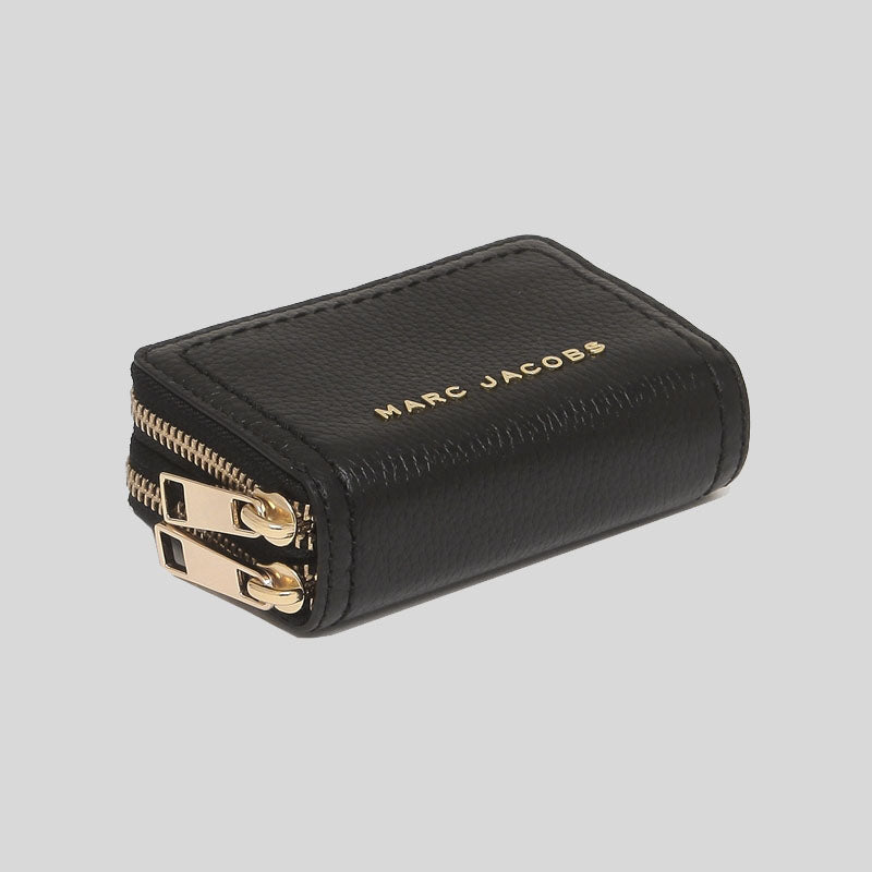 Marc Jacobs The Groove Double Zip Card Case Black M0016970