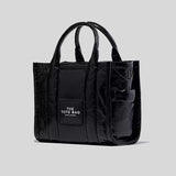 MARC JACOBS The Shiny Crinkle Small Tote Black H065L01PF22