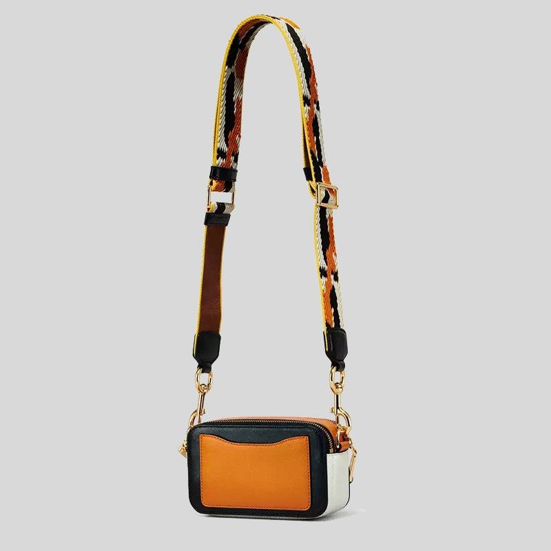 Marc Jacobs Snapshot Small Camera Bag Black Honey Ginger Multi
