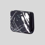 Marc Jacobs THE Splatter Mini Compact Wallet Black Multi S151L01SP22