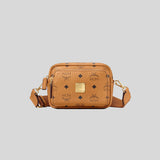 MCM X-Mini Aren Crossbody in Visetos COGNAC MMRAAKC03CO001 lussocitta lusso citta