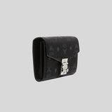 MCM Large Tracy Crossbody Wallet in Visetos BLACK MYLAAPA02BK001