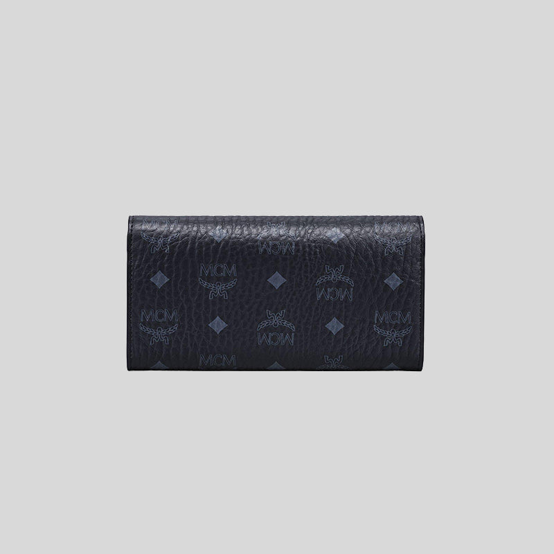 MCM Large Tracy Crossbody Wallet in Visetos BLACK MYLAAPA02BK001