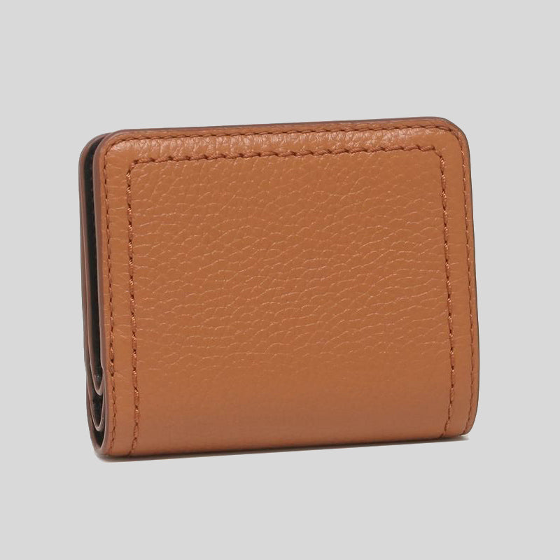 MARC JACOBS Groove Mini Compact Wallet Smoke Almond S101L01SP21
