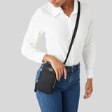 Kate Spade Chelsea North South Dual Zip iPhone Crossbody Black WIR00128
