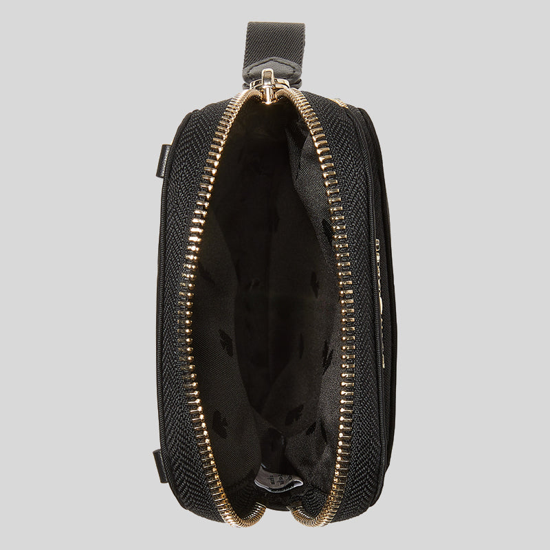 Kate Spade Chelsea North South Dual Zip iPhone Crossbody Black WIR00128
