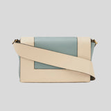 CELINE Smooth Calfskin Medium Frame Shoulder Bag Grege Storm 180263