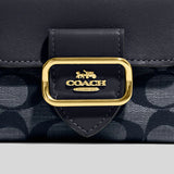 Coach Small Morgan Wallet In Signature Chambray Denim Multi CH151
