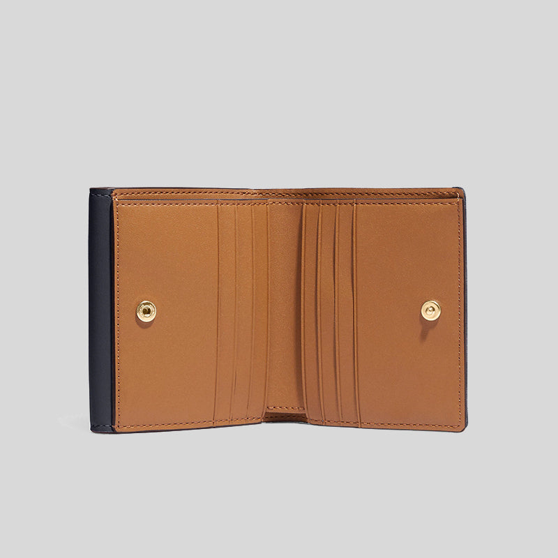 Coach Small Morgan Wallet In Signature Chambray Denim Multi CH151