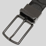 COACH Men's Modern Harness Cut-To-Size Reversible Signature Coated Canvas Belt Black F64825