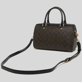 Coach Rowan Satchel In Signature Canvas F83607 Brown Black