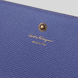 Salvatore Ferragamo Leather Card Case Wallet Bleached 0755315