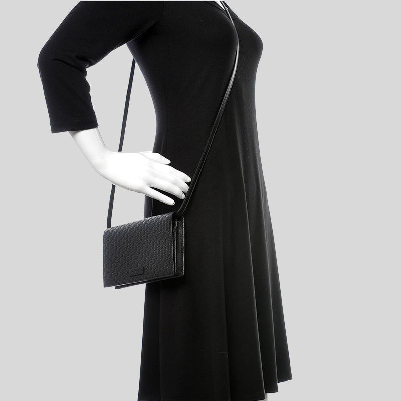 Micro guccissima crossbody wallet Clearance