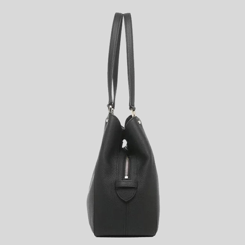Kate Spade Leila Medium Triple Compartment Shoulder Bag WKR00344 Black
