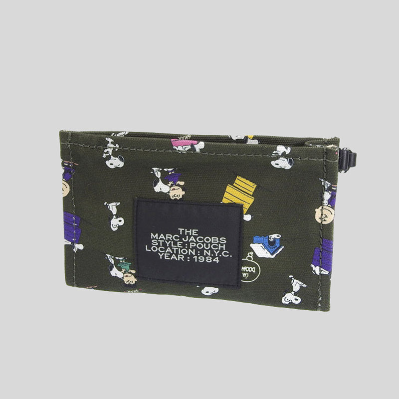 MARC JACOBS PEANUTS X MARC JACOBS THE Small Pouch Dark Green Multi S208M06FA21