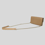 GUCCI Icon GG Interlocking Wallet On Chain Crossbody Bag Beige 615523