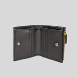 GUCCI Micro GG Guccissima Leather Small Bifold Wallet Black 510318