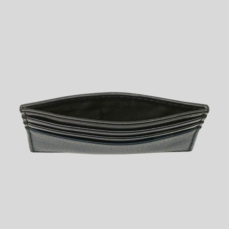 Cooper pebbled leather tall card case Outlet