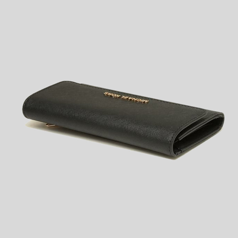 Michael kors 2025 black trifold wallet