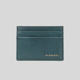 Burberry Leather Card Case Dark Teal 40522371 lussocitta lusso citta