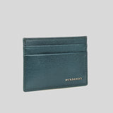 Burberry Leather Card Case Dark Teal 40522371