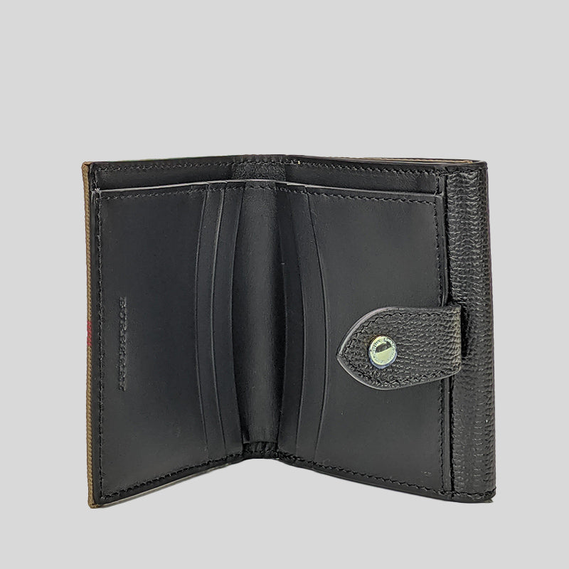 Burberry women's 2025 check wallet