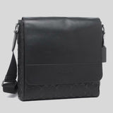 Coach Houston Map Bag In Signature Leather 4006 Black
