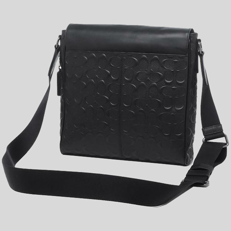 Coach houston map bag in signature leather sales