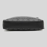 COACH Houston Flight Bag In Signature Canvas 4010 Charcoal Black