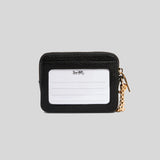 Coach Zip Card Case Black 6303