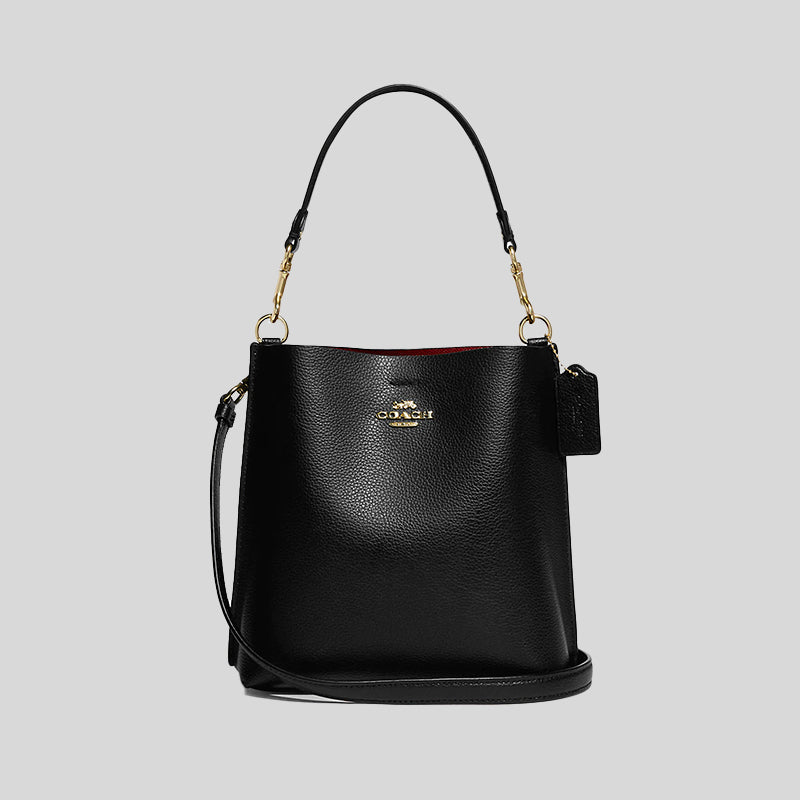 Coach Mollie Bucket Bag 22 Black CA177