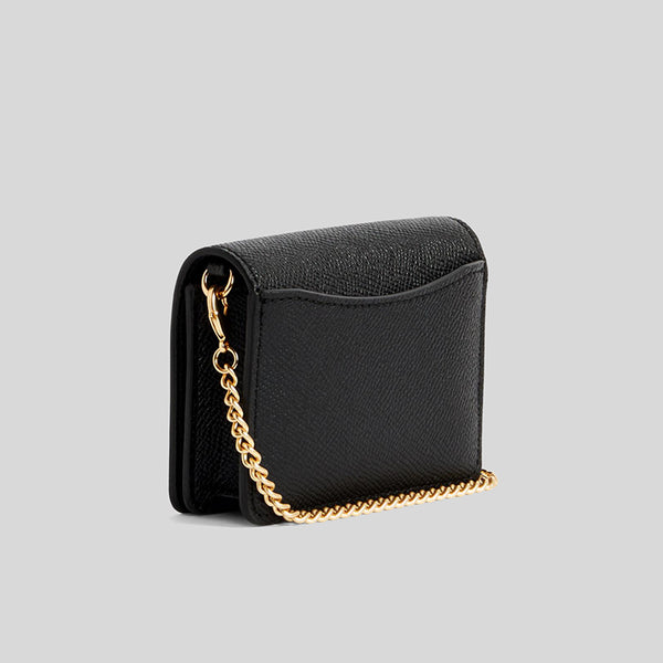 Coach Mini Wallet On A Chain C0059 Black