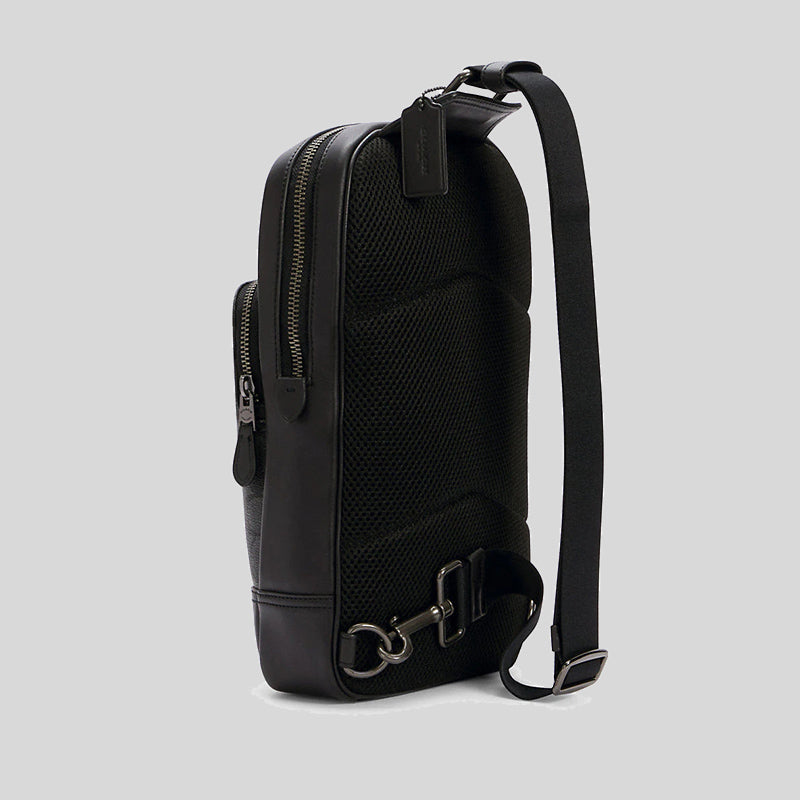 Coach Graham Pack In Signature Canvas C2932 Charcoal Black
