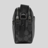 Coach Graham Crossbody In Signature Canvas C4149 Charcoal Black