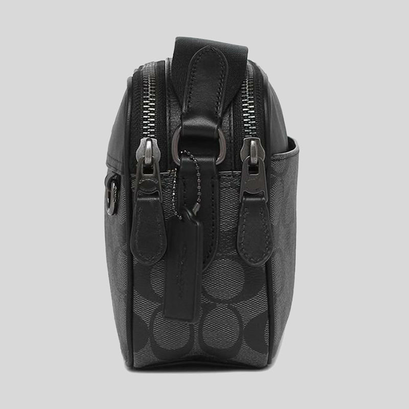 Coach Graham Crossbody In Signature Canvas C4149 Charcoal Black