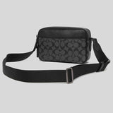 Coach Graham Crossbody In Signature Canvas C4149 Charcoal Black