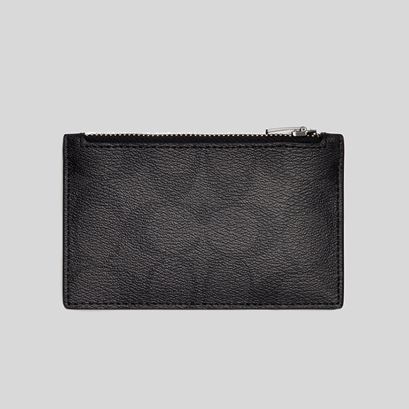 Coach Zip Card Case In Signature Canvas C4281 Black