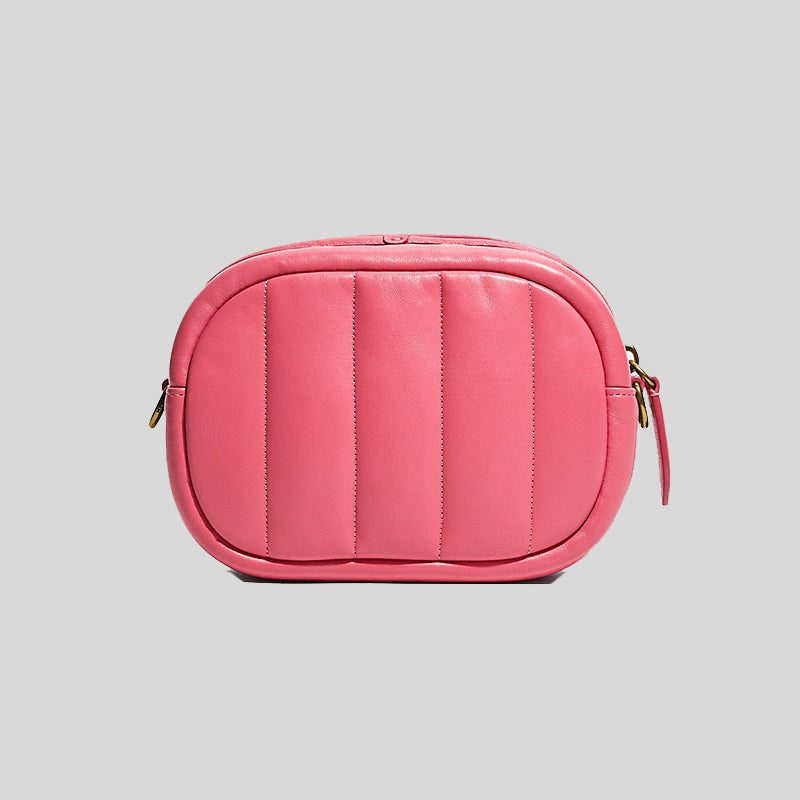 Coach Small Camera Bag With Quilting Watermelon C4814