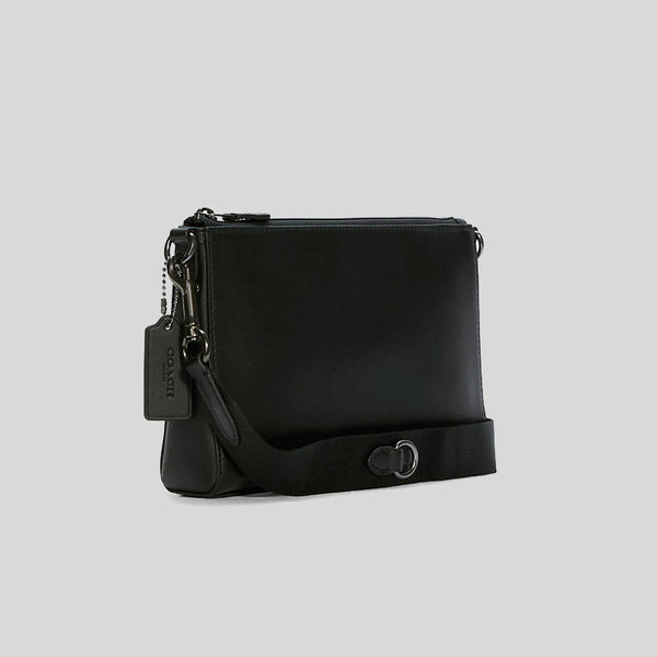 COACH Holden Crossbody In Signature Canvas Charcoal/Black Multi C5598