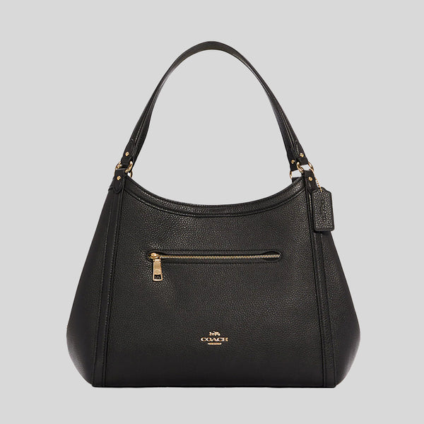 Coach f28966 mia shoulder bag in refined top pebble leather