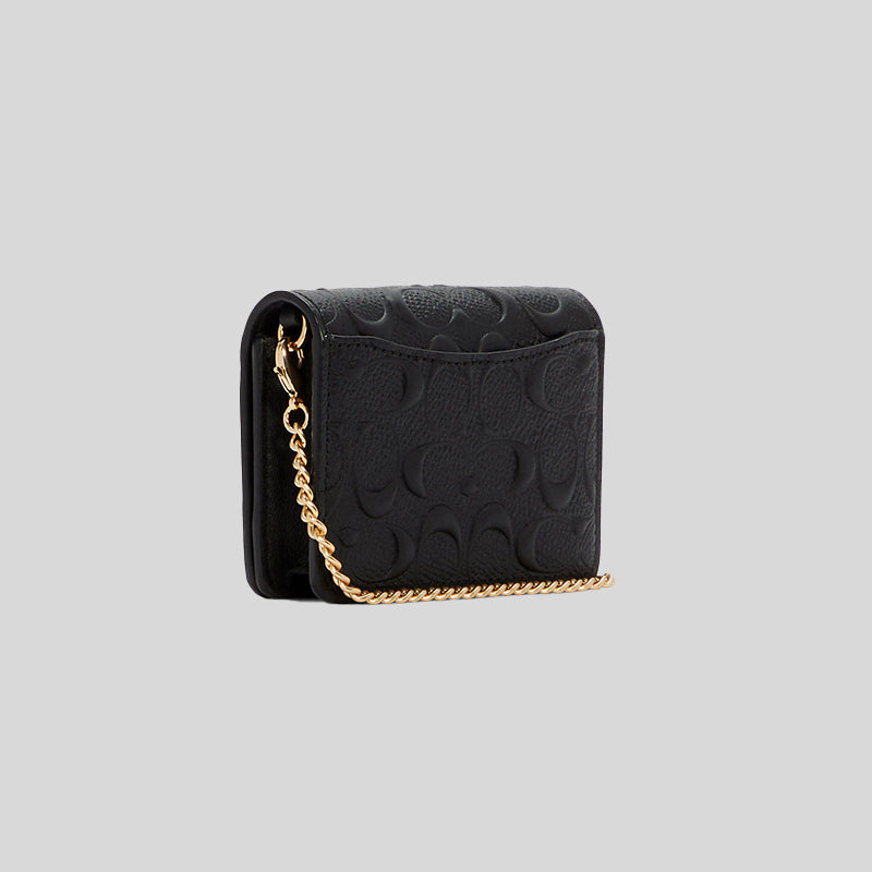 Coach mini hotsell wallet on chain