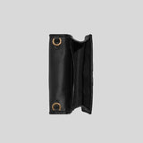 Coach Mini Wallet On A Chain In Signature Leather Black C7361