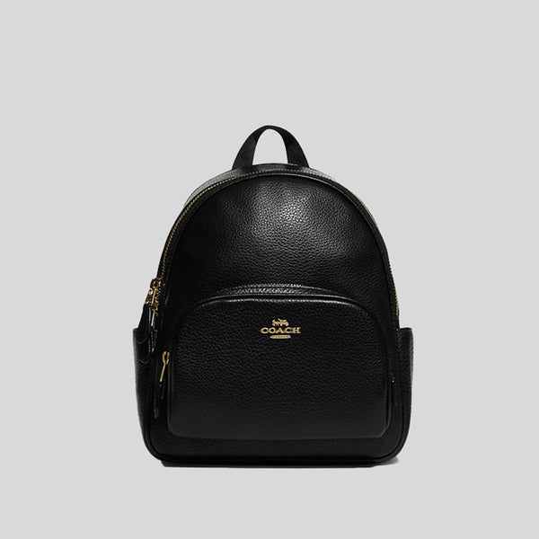 Coach mini top backpack black