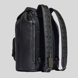 Coach Sullivan Backpack In Signature Canvas Black Charcoal C9864