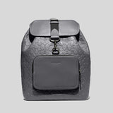Coach Sullivan Backpack In Signature Leather Industrial Grey C9868